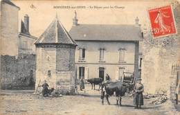 78-BONNIERES-SUR-SEINE- LE DEPART POUR LES CHAMPS - Bonnieres Sur Seine