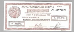 Monnaies D'urgence - Bolivien