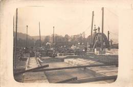 78-BONNIERES-SUR-SEINE-CARTE-PHOTO- CONSTRUCTION - Bonnieres Sur Seine