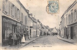 78-BONNIERES-SUR-SEINE -LA RUE NATIONALE - Bonnieres Sur Seine