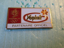 PIN'S     JEUX OLYMPIQUES YOPLAIT  ALBERTVILLE 92 - Jeux Olympiques