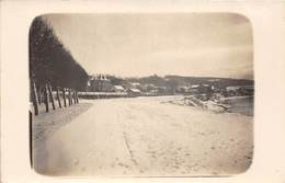 78-BONNIERES-SUR-SEINE - CARTE-PHOTO- UN JOUR DE NEIGE - Bonnieres Sur Seine