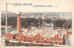 78-BONNIERES-SUR-SEINE -L'USINE SINGER - Bonnieres Sur Seine