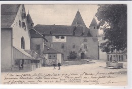 Bulle.  Le Château, La Chapelle Des Capucins, Delabays Horloger - Chapelle