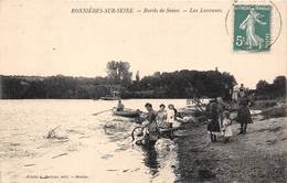 78-BONNIERES-SUR-SEINE - BORD DE SEINE , LES LAVEUSES - Bonnieres Sur Seine