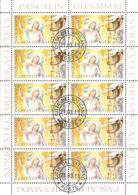 Vatican 2011 Mi# 1697 Kleinbogen Used - Sheet Of 10 (2 X 5) - Easter - Usados