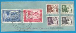 (E076) BELGIQUE - N°955à960 - Antituberculeux - Aveugle Et Paralytique - Anto Carte - Amicale Philatélique 13/12/54 - Used Stamps