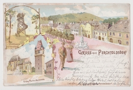 Gruss Aus Perchtoldsdorf, Mehrbild-Litho - 1902 (Bez. Mödling) - Perchtoldsdorf