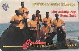 VIERGES (Iles)  -  Cable § Wireless  -  The Lashing Dogs Fungl Band  -  US$10 - Virgin Islands