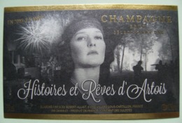 Etiquette Champagne "Cuvée Histoires&Rêves D'Artois" Batailles 1915 - Etablissements Robert-Allait 51 - Marne  A Voir ! - Militaire