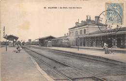 78-MANTES-LA-JOLIE- LA GARE VUE DES QUAIS - Mantes La Jolie