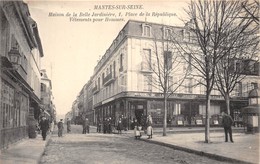 78-MANTES-LA-JOLIE-MAISON DE LA BELLE JARDINIERE- 1 PLACE DE LA REPUBLIQUE - VÊTEMENTS POUR HOMMES - Mantes La Jolie