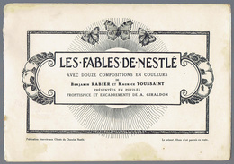 LES FABLES DE NESTLE Concours Publicitaire Chocolat ( Publicité BUICK , INNOVATION  & PIANO GUNTER )  (Incomplet) (4810) - Chocolat