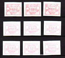Belgique   1988, Timbres Distributeurs,  ATM 69 / ATM 70**, Cote 47,50 € - 1980-99