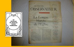 Le Nouvel Observateur N°5, 17 Décembre 1964, La Longue Marc He De L'église ; JL01 - 1950 à Nos Jours