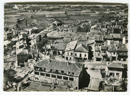 Cpsm - MONFLANQUIN Vue Générale La Gendarmerie - En Avion Au Dessus De - LAPIE - Monflanquin