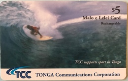 TONGA  -  Prepaid  - TCC - $5 - Tonga