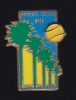 62957-Pin's.Tennis.Philips Open Nice.signé Arthus.Bertrand.Paris. - Tennis
