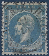 Norvege Oscar 1er N°4 4skilling Bleu Obl Dateur De Fredrikshald Parfait, Centrage Luxe Exemplaire Parfait !! - Used Stamps