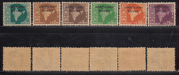 Full Set Of 6, Oveperprint Of 'Vietnam' On Map Series, Watermark Ashokan, India MNH 1962 - Franchigia Militare
