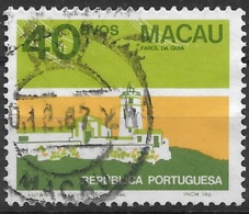 Macau Macao – 1982 Public Buildings 40 Avos Used Stamp - Usados