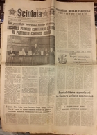 ROMANIA-SCANTEIA,ROMANIAN NEWSPAPER,13 APRIL 1989,COMMUNIST PERIOD - Other & Unclassified