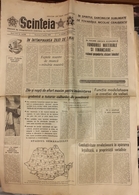 ROMANIA-SCANTEIA,ROMANIAN NEWSPAPER,9 APRIL 1989,COMMUNIST PERIOD - Sonstige & Ohne Zuordnung