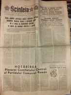ROMANIA-SCANTEIA,ROMANIAN NEWSPAPER,16 APRIL 1989,COMMUNIST PERIOD - Other & Unclassified