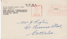 Australia 1951 Commonwealth Jubilee Postmark - Marcophilie