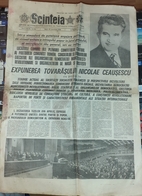 ROMANIA-SCANTEIA,ROMANIAN NEWSPAPER,29 NOVEMBER 1988,COMMUNIST PERIOD - Sonstige & Ohne Zuordnung