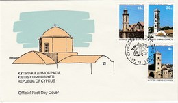 Cyprus 1983 Churches, FDC - Sonstige & Ohne Zuordnung