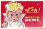Buvard Publicitaire Macaroni Remy - Bon Appétit - Pas Utilisé - TBE - Lebensmittel