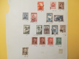 PAGINA PAGE ALBUM ARGENTINA 1938 SERVICIO OFFICIAL TAXE  ATTACCATI PAGE WITH STAMPS COLLEZIONI LOTTO LOTS - Verzamelingen & Reeksen