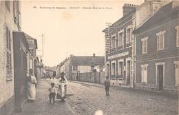 78-ROSNY-SUR-SEINE-GRANDE RUE ET LA POSTE - Rosny Sur Seine