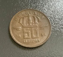 BELGIO - BELGIQUE - 1955 - Moneta 50 Centesimi , Ottima - 50 Cents