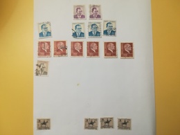PAGINA PAGE ALBUM TURCHIA TURKEY TURKIYE 1971 ATTACCATI PAGE WITH STAMPS COLLEZIONI LOTTO LOTS - Collections, Lots & Series