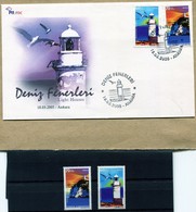 Turchia 2005  Lighthouses/fari 1 FDC + 2 Valori - Nuevos