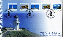 Nuova Zelanda 2012   Lighthouses/fari 1 FDC + 3 Valori + 1 Foglietto 2007 - Ongebruikt