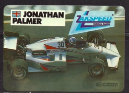 1986 Pocket Poche Calendar Calandrier Calendario Portugal Formula 1 Zakspeed Jonathan Palmer - Tamaño Grande : 1981-90