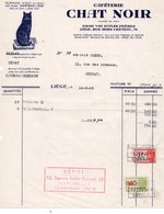 CHAT NOIR - CAFETERIE - FIRME VAN ZUYLEN FRERES - LIEGE - CHIMAY - 10 FEVRIER 1949. - Alimentare