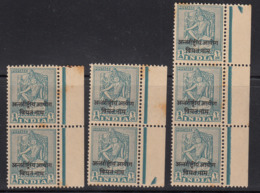 Margin Tab,  3 Pairs,  1a Bodhisattva, Buddhism Lucknow Museum, Vietnam Opvt. Archaeological India MNH 1954, - Franchise Militaire