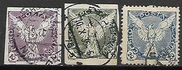 TCHECOSLOVAQUIE   -   1919 .  3 Timbres Pour Journaux Oblitérés.   Colombe De La Paix. - Newspaper Stamps