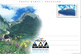 35968. Entero Postal TURQUIA 2002. Montañas AGRI DAGI, Montañismo - Ganzsachen