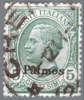 Italia - Isole Egeo: Patmo - 5 C. Verde (81) - 1912 - Egée (Patmo)