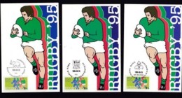 ISRAEL, 1995, Maxi-Card(s), Rugby 1995, SG896, F3100 (9 Cards) - Cartes-maximum