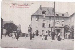 Dépt 12 - MONTBAZENS - Arrt De Villefranche - Animée - HÔTEL Du MIDI - Montbazens