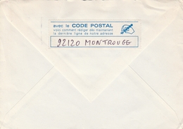 CODE POSTAL 92120 MONTROUGE Ayant Circulé - Covers & Documents