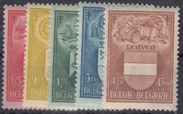 Belgium 1946 Mi#776-780 Mint Hinged - Nuovi