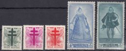 Belgium 1948 Mi#830-834 Mint Hinged - Unused Stamps