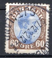 DANEMARK (Royaume) - 1919-20 - N° 113 - 60 Brun Et Outremer - (Christian X) - Used Stamps